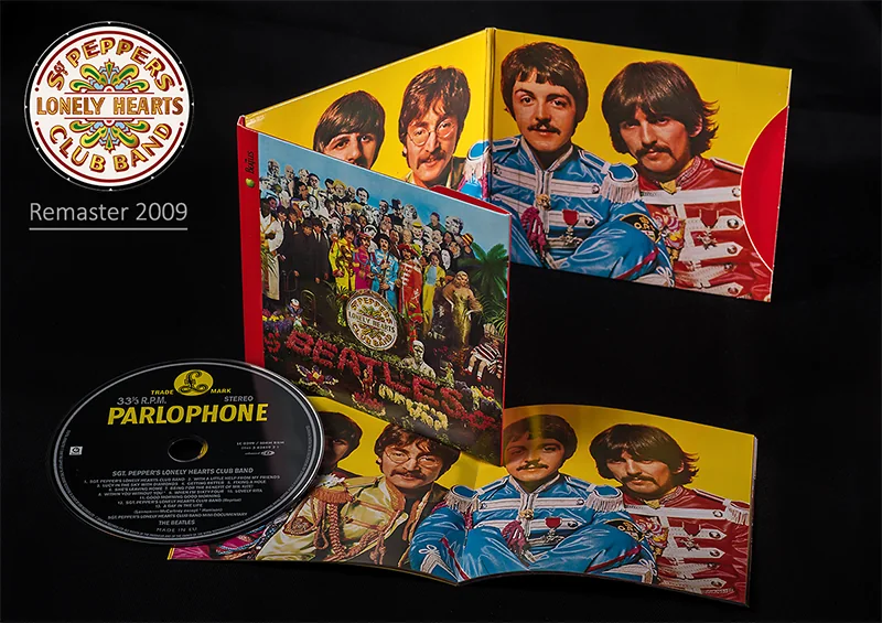 The Beatles Sgt Peppers's lonely hearts club band remaster 2009. photo ©2023 Lionel Gibaudan