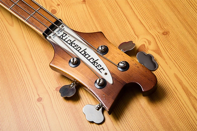 Basse Rickenbacker 4001. photo ©2023 Lionel Gibaudan