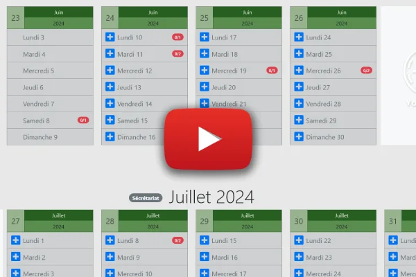 Agenda et messagerie interne